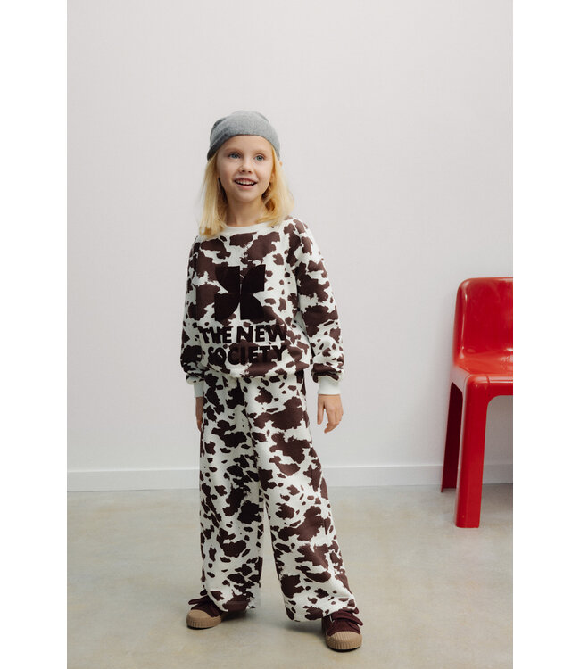 TNS Logo Jogging Cow Print