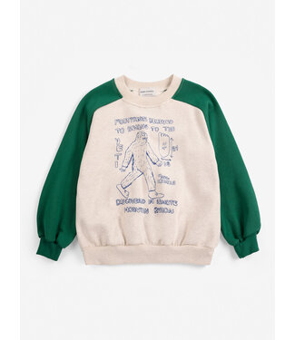 Bobo Choses Mr. Footish raglan sweatshirt