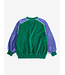 Color Block terry cloth sweatshirt