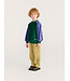Color Block terry cloth sweatshirt