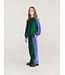Color Block terry cloth sweatshirt