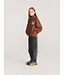 Beast Tag zipped quilted sweatshirt