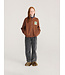 Beast Tag zipped quilted sweatshirt