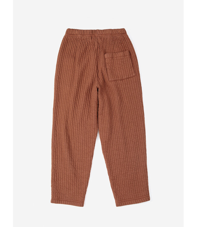 Quilted jogging pants
