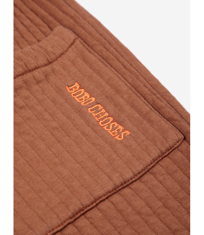 Quilted jogging pants
