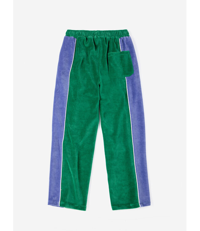 Color Block terry cloth jogging pants