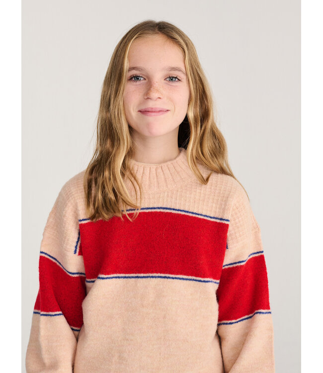 Stripes jacquard jumper