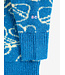 Sketchy Flowers all over jacquard jumper