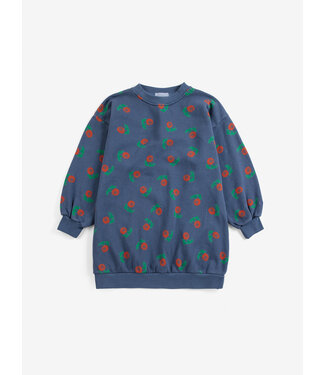 Bobo Choses Stamp Bloom all over sweatshirt dress