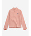 Energy Flower Stripes turtle neck T-shirt