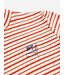 Energy Flower Stripes turtle neck T-shirt