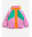 Almost Moiré all over reversible anorak FUCHSIA