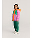 Almost Moiré all over reversible anorak FUCHSIA