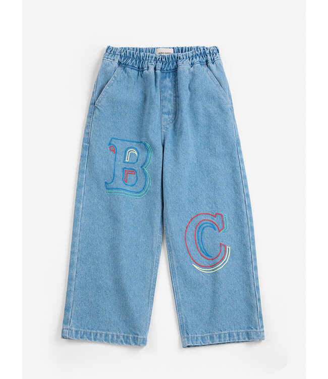 Bobo Choses Embossed denim pants