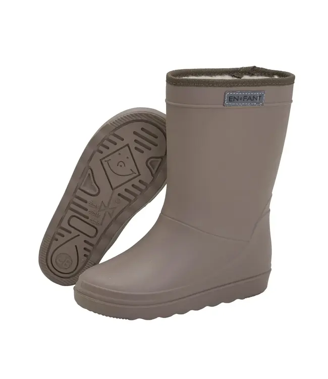En Fant Thermo Boots Solid | Pine Bark