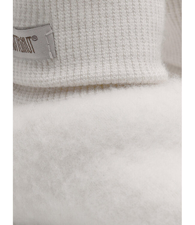 HUTTEliHUT Footies Wool Fleece | Tofu
