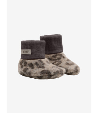 Huttelihut HUTTEliHUT Footies Wool Fleece 2-layer | Camel Melange