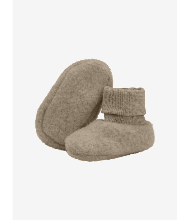 HUTTEliHUT Footies Wool Fleece | Savannah Melange
