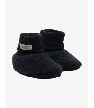 Huttelihut HUTTEliHUT Footies Wool Fleece | Navy Melange