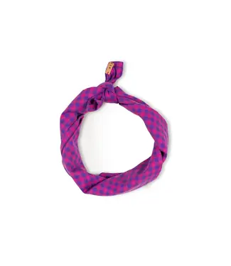 Nixnut Nixnut Bandana | Blueberry Checkered