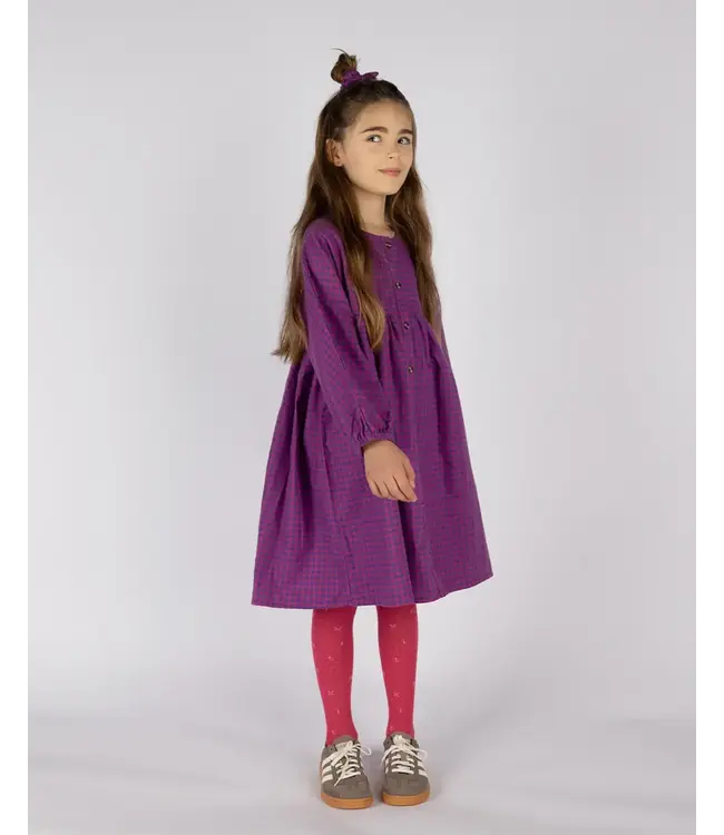 Nixnut Lon dress | Blueberry Checkered
