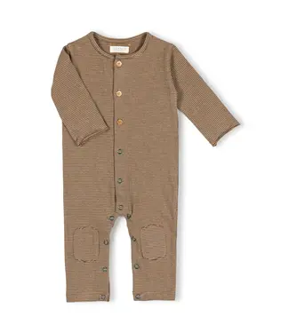 Nixnut Nixnut Butt onesie | Moss Stripe