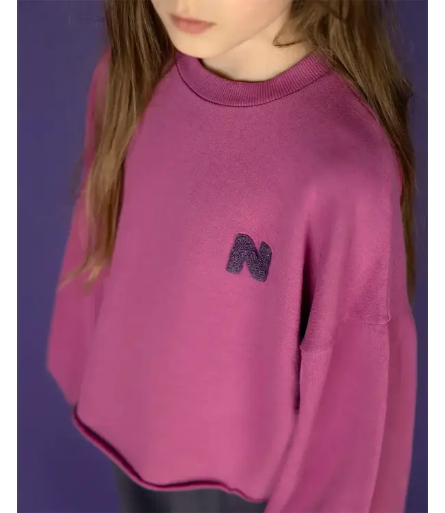 Nixnut Split sweater | Plum
