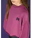 Nixnut Split sweater | Plum