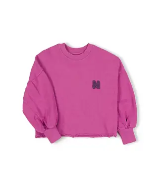 Nixnut Nixnut Split sweater | Plum