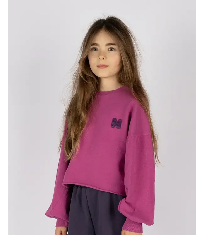 Nixnut Split sweater | Plum