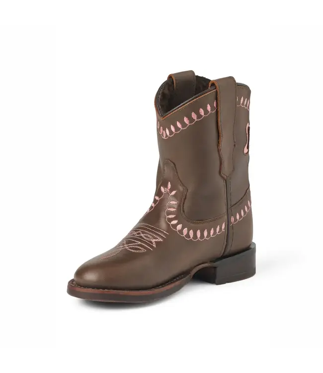 Bow boot Low Dark Brown Kids