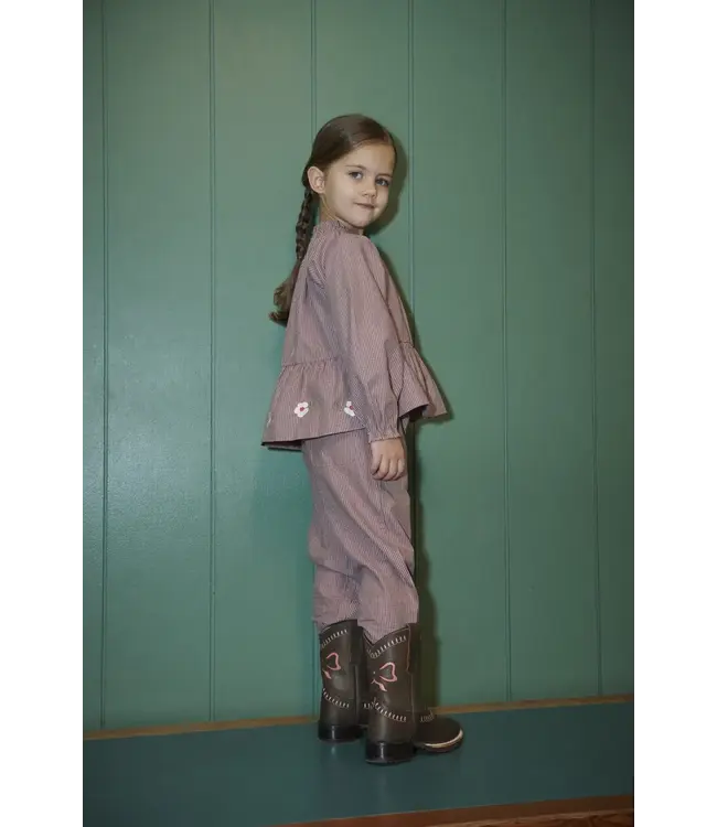 Bow boot Low Dark Brown Kids