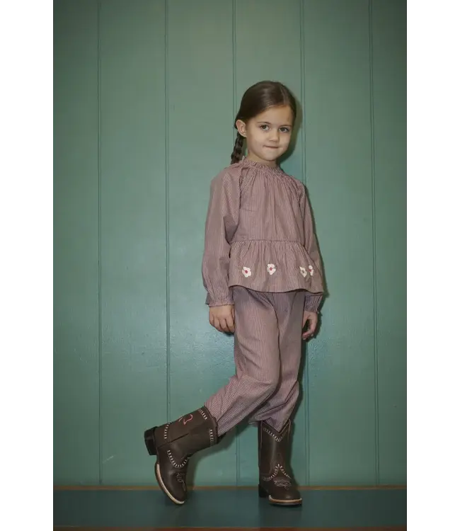 Bow boot Low Dark Brown Kids