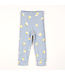 Lotiekids Lötiekids Baby Rib Leggings Daisies allover | Stone Blue