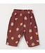 Lotiekids Lötiekids Baby Wide Corduroy Pants Daisies allover | Washed Brown