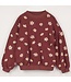 Lotiekids Lötiekids Teddy Sweatshirt Daisies allover | Washed Brown