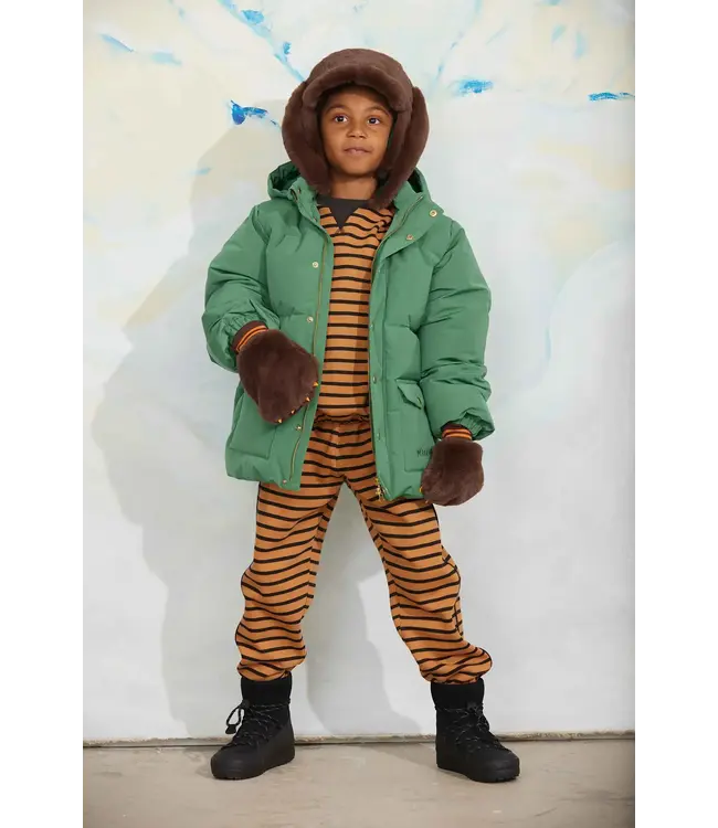 Mini Rodini Solid heavy puffer | Green