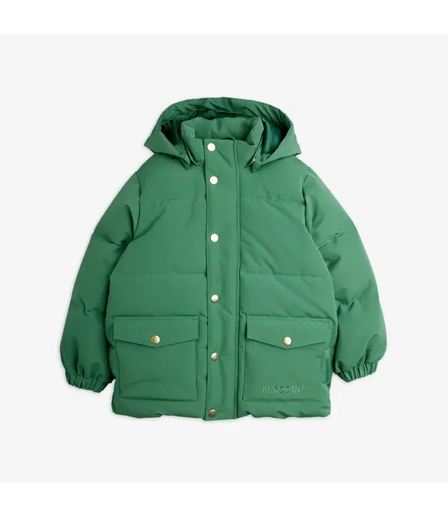 Mini Rodini Solid heavy puffer | Green