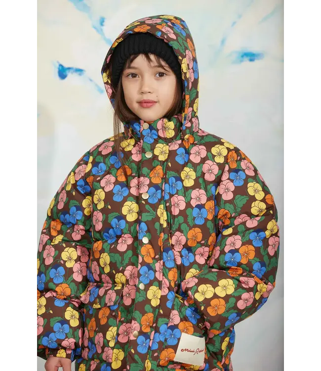 Mini Rodini Violas aop heavy puffer | Multi