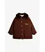 MR Padded nylon parka with faux fur collar | Brown