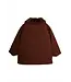 MR Padded nylon parka with faux fur collar | Brown