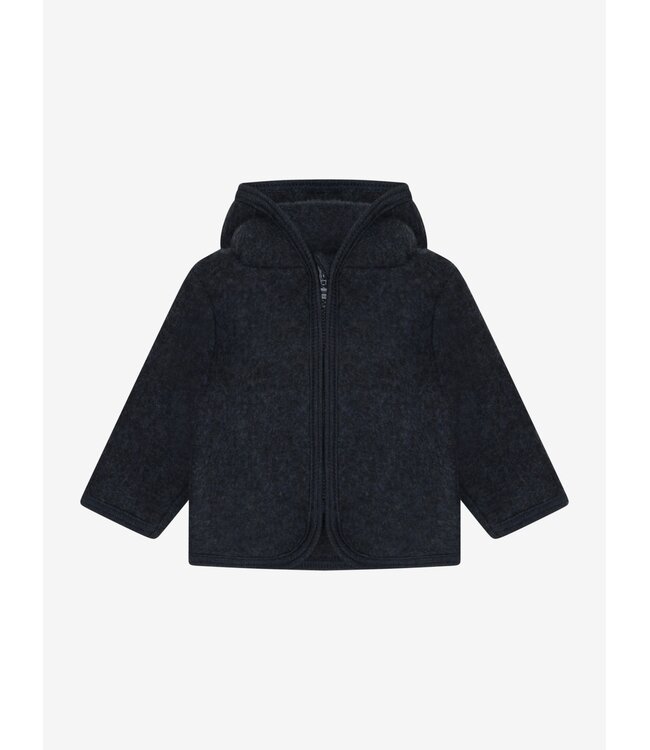 Jacket Wool Fleece | Navy Melange