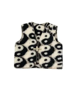We are wovens wollen bodywarmer Yin Yang
