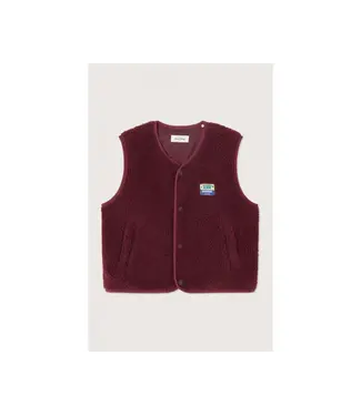 American Vintage Vestes Hoktown Chine Burgundy