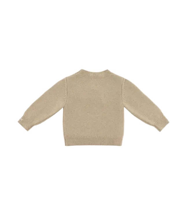 Denn Merino Wool Sweater | Bear | Biscotti melange