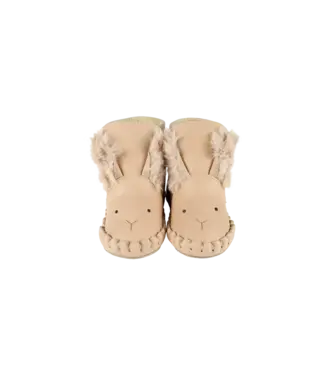 Donsje Donsje Kapi Exclusive Booties | Fluffy Bunny | Light Rust Leather