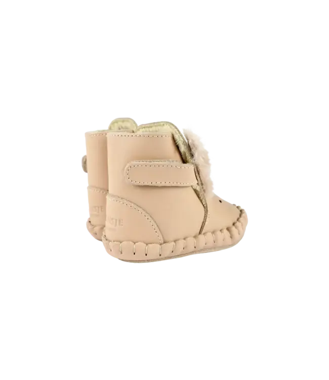 Donsje Kapi Exclusive Booties | Fluffy Bunny | Light Rust Leather