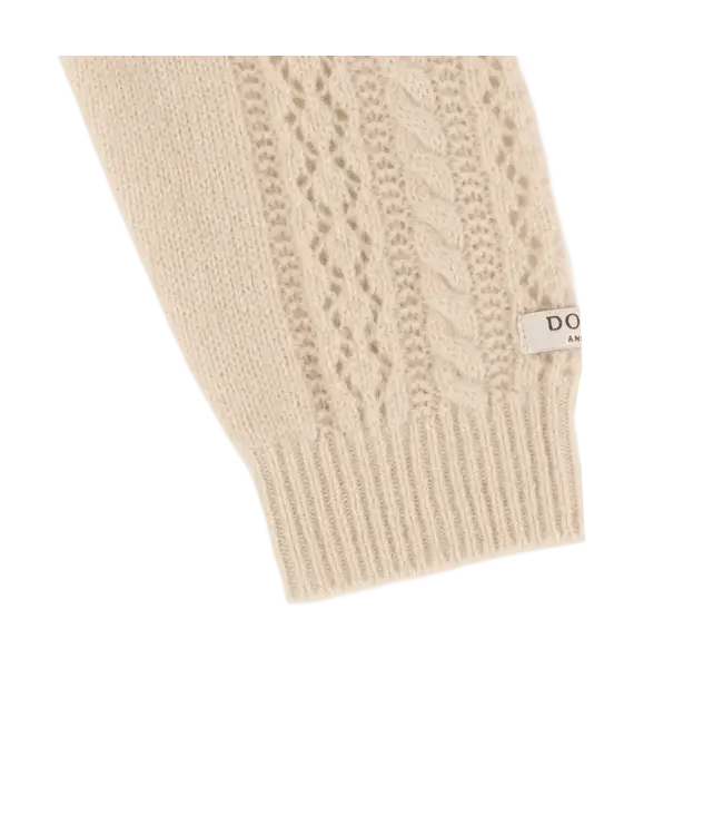 Donsje Danik Merino Wool Cardigan | Soft Sand