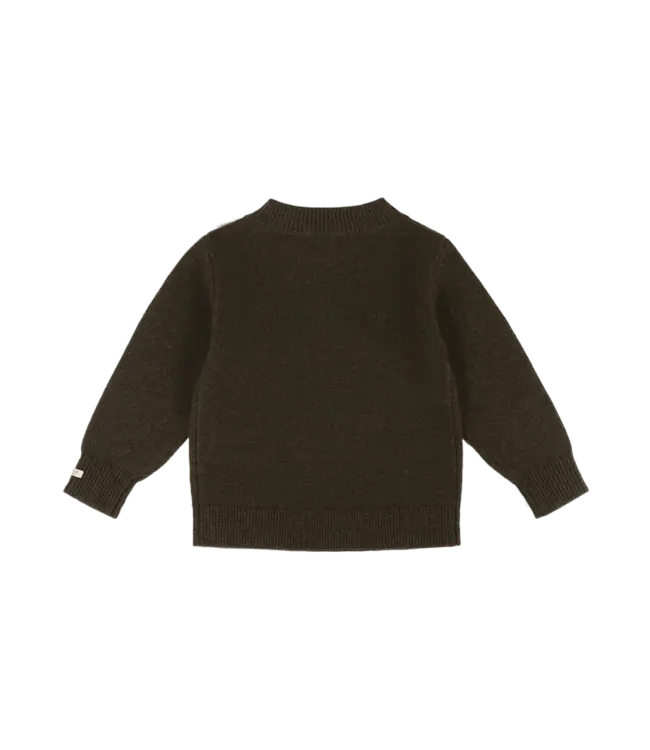 Donsje Denn Merino Wool Sweater | Terrier | Dark Olive