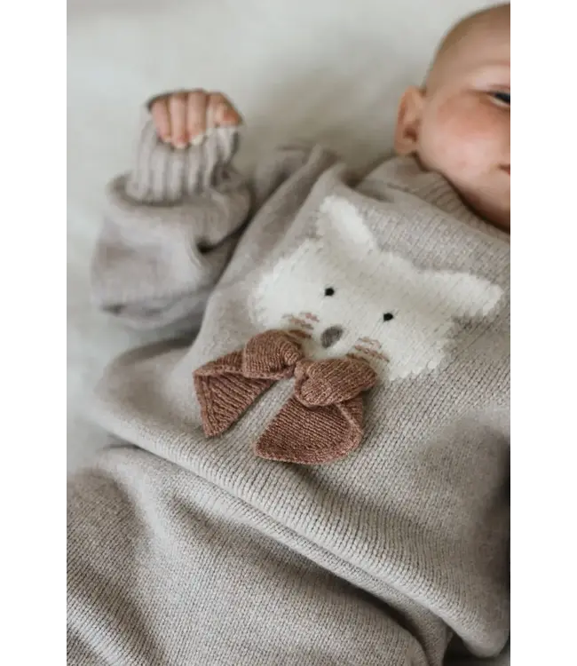 Donsje Denna Merino Wool Sweater | Cat | Ash Rose Melange